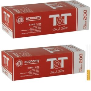 Гильзы T&T Economy Full Flavour Regular Long filter 8/15мм (200шт/уп)